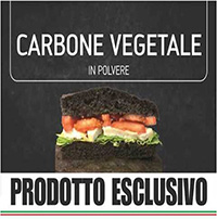 Carbone vegetale in polvere per prodotti da forno terapeutici e di grande impatto visivo