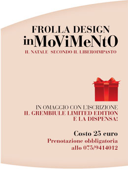 Il natale secondo il libero impasto: Frolla Design in movimento Scuola di Cucina con Andrea Pioppi